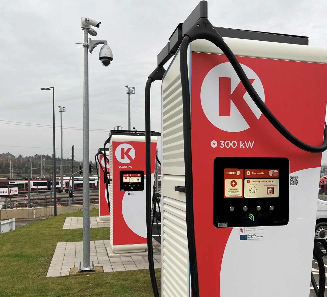 Bornes de recharges Circle K