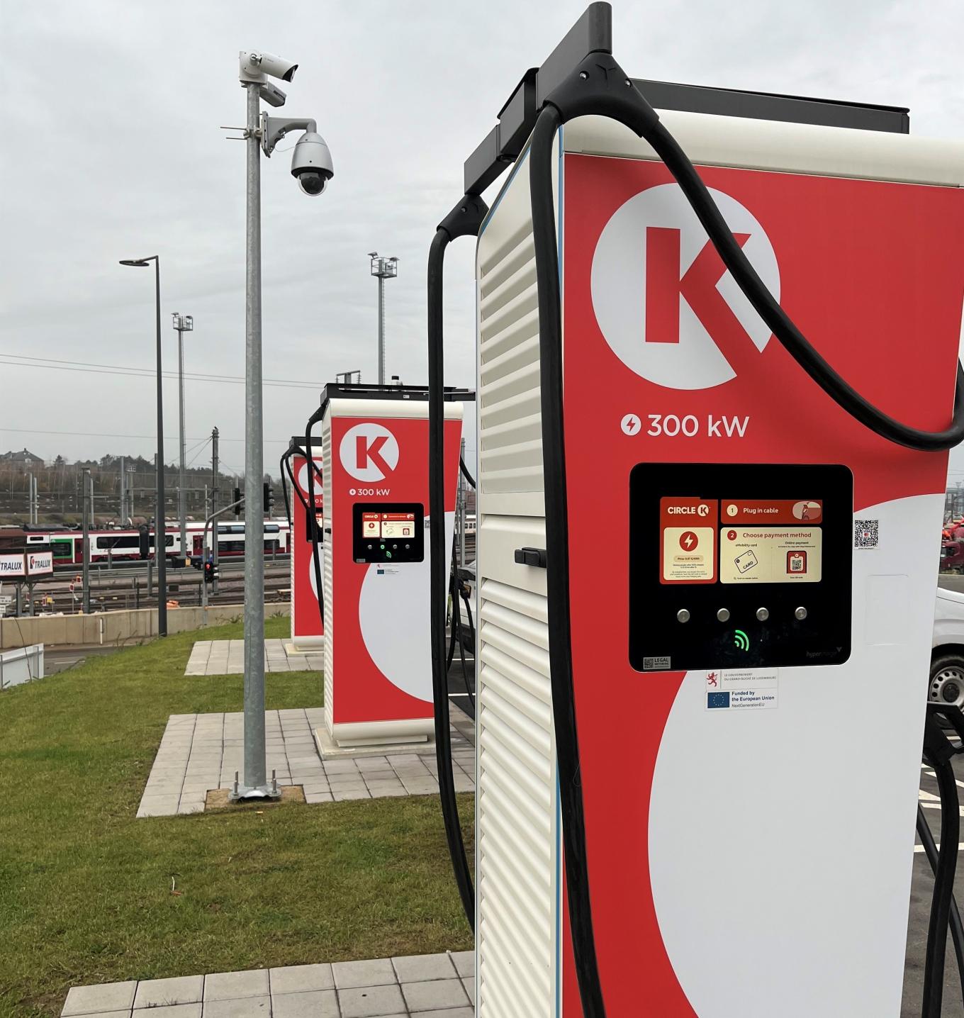 Bornes de recharges Circle K