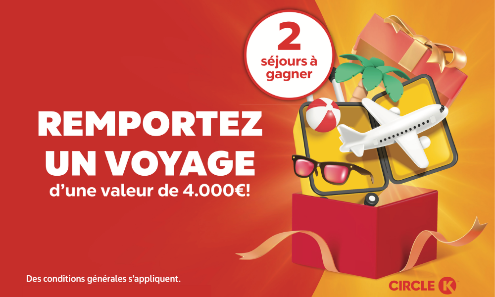 Remportez un voyage d'une valeur de 4.000€