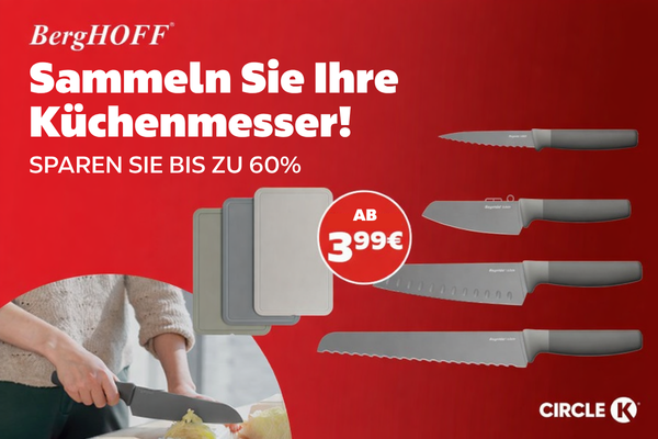 Sammeln Sie Ihre Küchenmesser! Sparen Sie bis zu 60%
